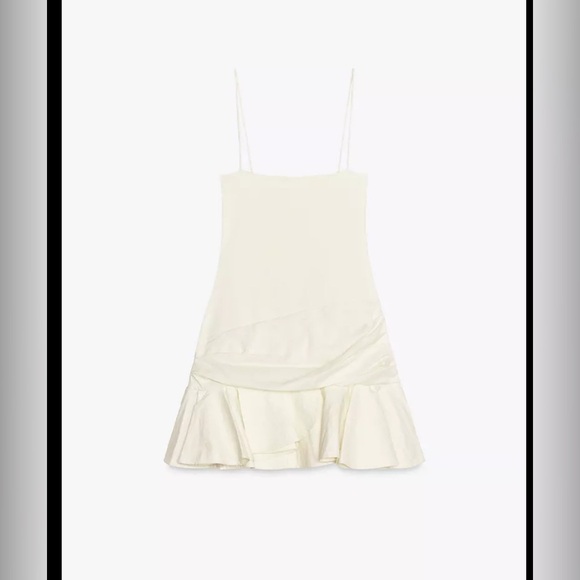 Zara voluminous short dress - Picture 3 of 3